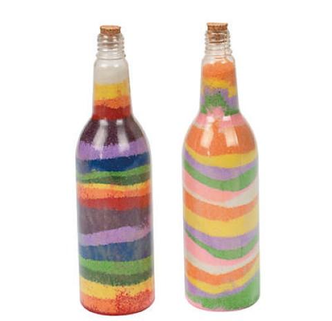 Tropical Sand Art Bottles - 12 per package