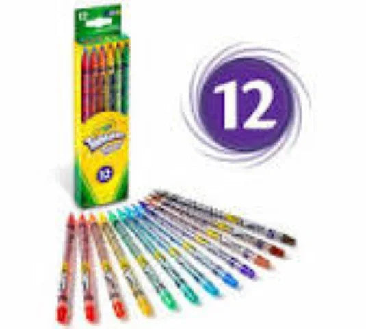 Crayola® Twistables® Colored Pencils, 12/Set (BIN687408)