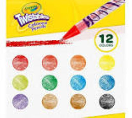 Crayola® Twistables® Colored Pencils, 12/Set (BIN687408)