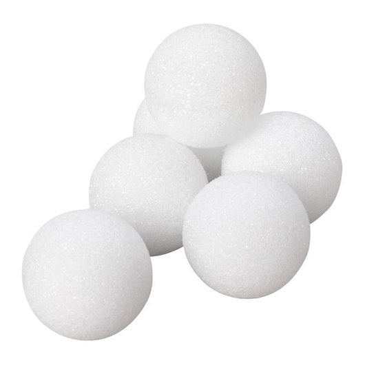 Styrofoam® Ball - 2-1/2" diameter White 12/pkg.