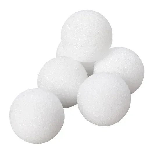 Styrofoam® Ball - 2-1/2" diameter White 12/pkg.