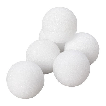 Styrofoam® Ball - 2-1/2" diameter White 12/pkg.