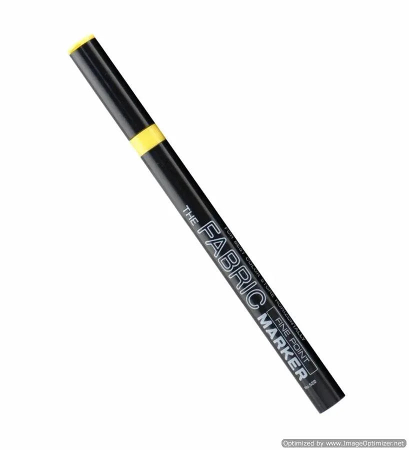 Uchida 522-C-5 Marvy Fine Point Fabric Marker, Yellow