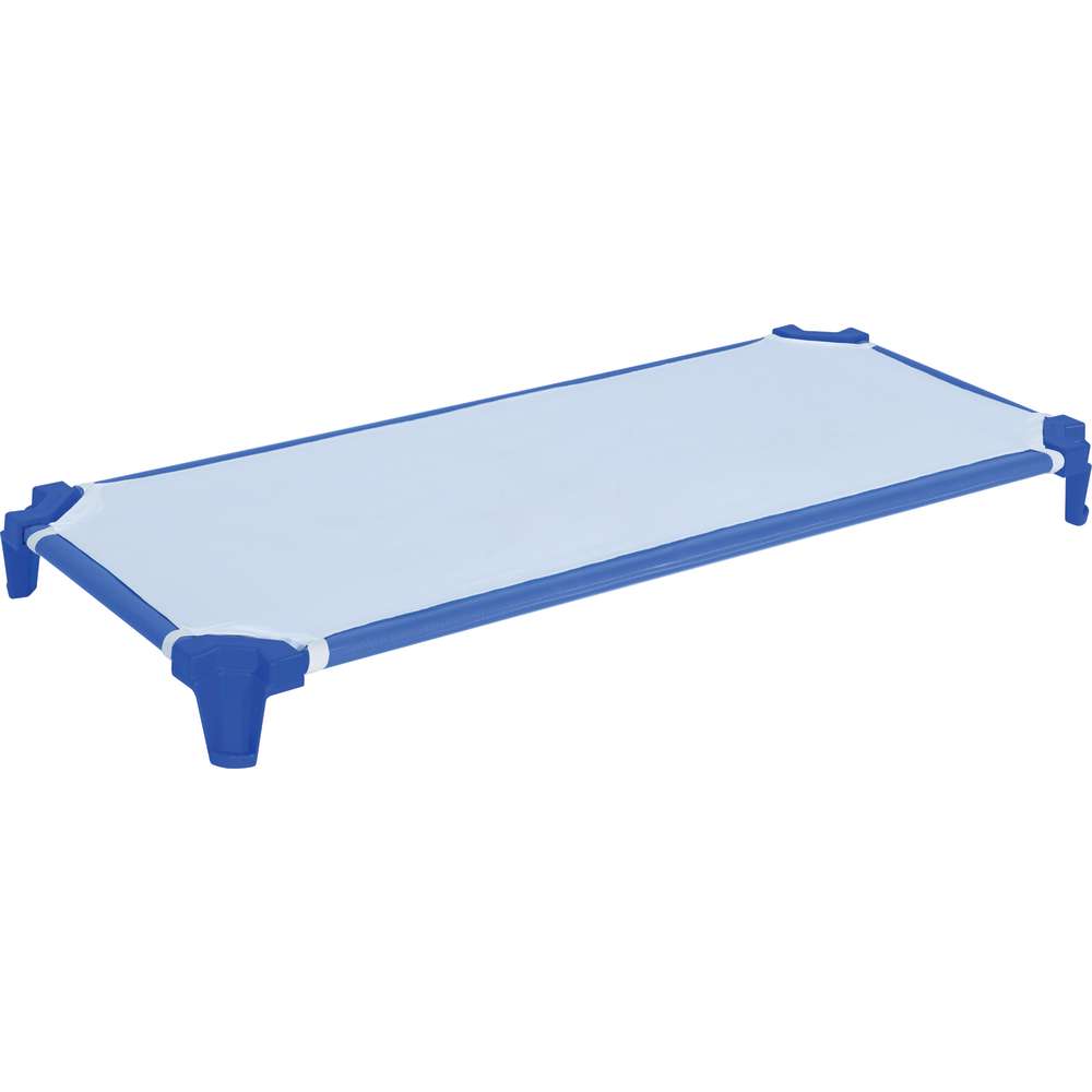 Standard Cots, 53"L x 23"W x 5"H, Unassembled 6-pack, BLUE, (WD87800)