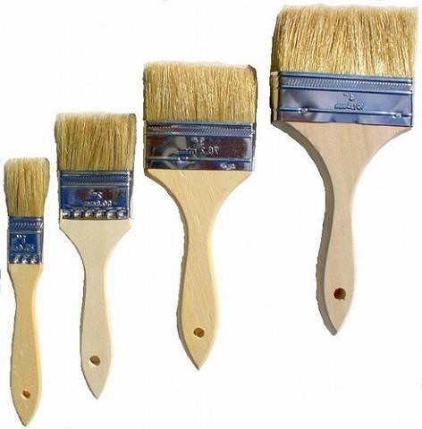 Utility Bristle Varnish Brush 3-inch