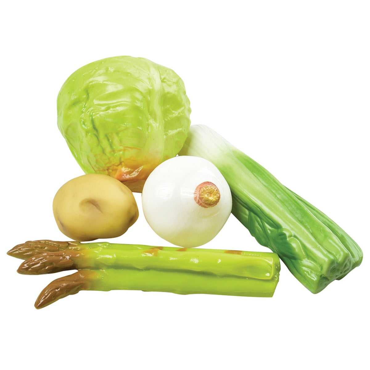 Play Food, Real Size Produce - Set of 5