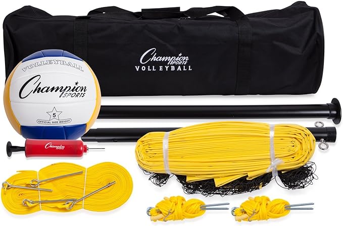 Deluxe Outdoor Volleyball Set