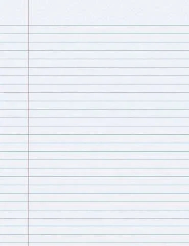 COMPOSITION PAPER 8" X 10 1/2" WHITE 500 SHEETS Margin 3⁄8" Wide