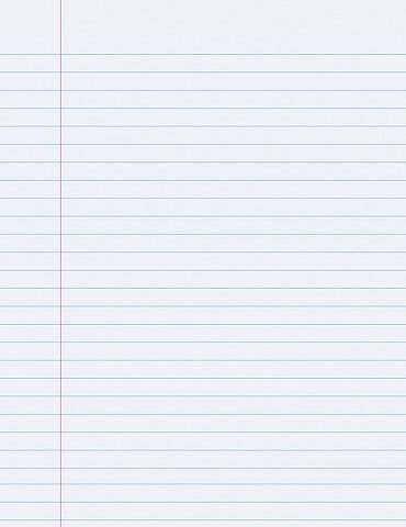 COMPOSITION PAPER 8" X 10 1/2" WHITE 500 SHEETS Margin 3⁄8" Wide