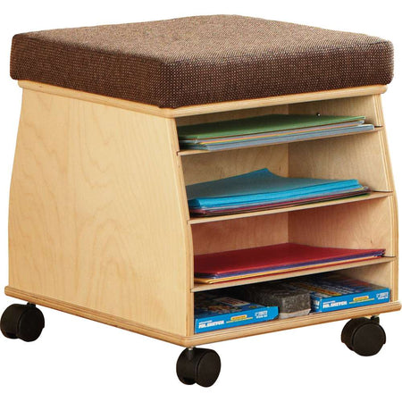 Jonti-Craft® SideKick, Mobile w/Espresso Cushion