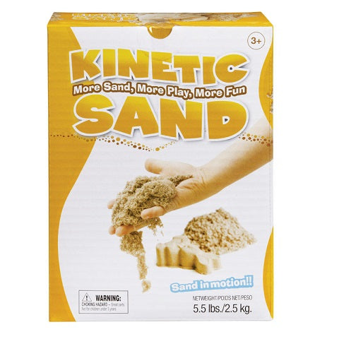 Kinetic Sand In Motion- Natural , 5.5 lbs, WAB-150301