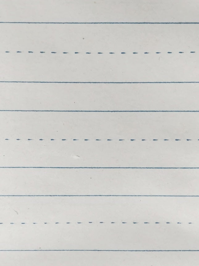 1/2" x 1" Skip-A-Line Writing Paper, Grade 1, 10.5" x 8 Inches, 500 Sheets