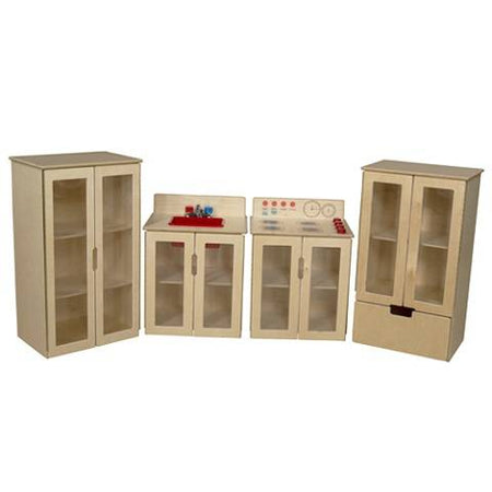 Wood Designs Children Kitchen Play Cottage Appliance Set of Four WD-10085