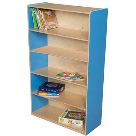 Wood Designs Childrens Bookshelf, Natural wood , 59-1/2"H x 36"W x 15"D WD-12960
