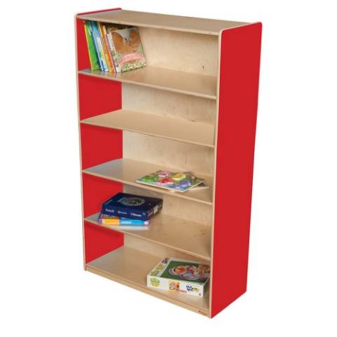 Wood Designs Childrens Bookshelf, Natural wood , 59-1/2"H x 36"W x 15"D WD-12960