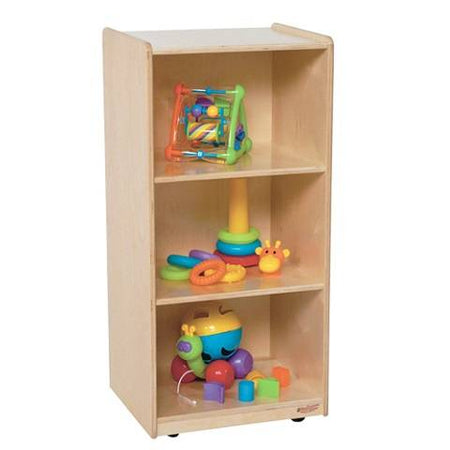 Wood Designs Children 3 Shelf Unit, Natural wood , 38"H x 18"W x 15"D WD-15700