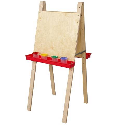 Wood Designs Children's Double Adjustable Easel with Plywood WD-19000