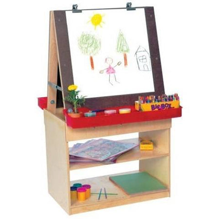 Wood Designs Classroom Art Center For Two, WD19350
