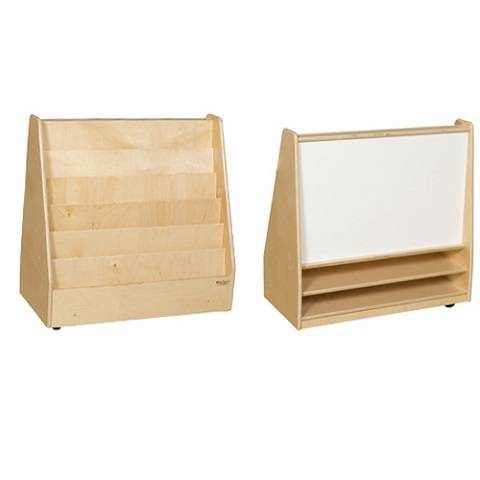 Wood Designs Classroom Book Storage & Display with Markerboard w/o Trays WD-35209