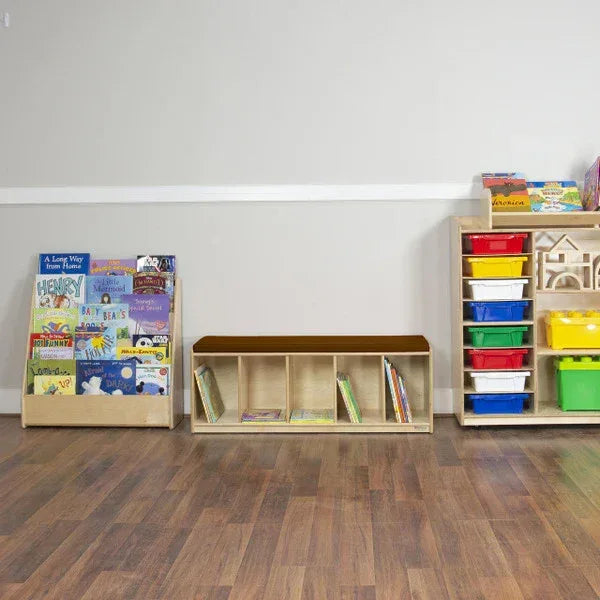 Reading Bench with Brown Cushion