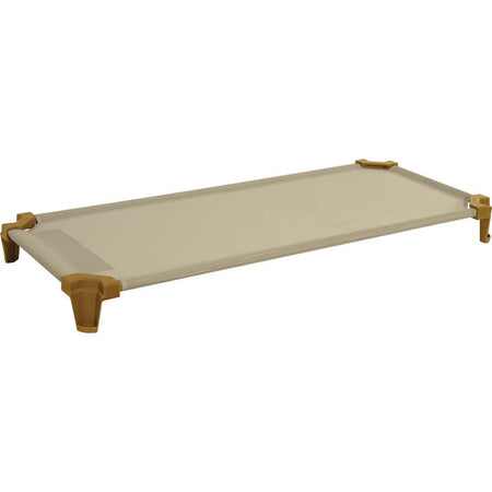 Standard Cots, 53"L x 23"W x 5"H, Unassembled 6-pack, TAN, (WD87800TN)