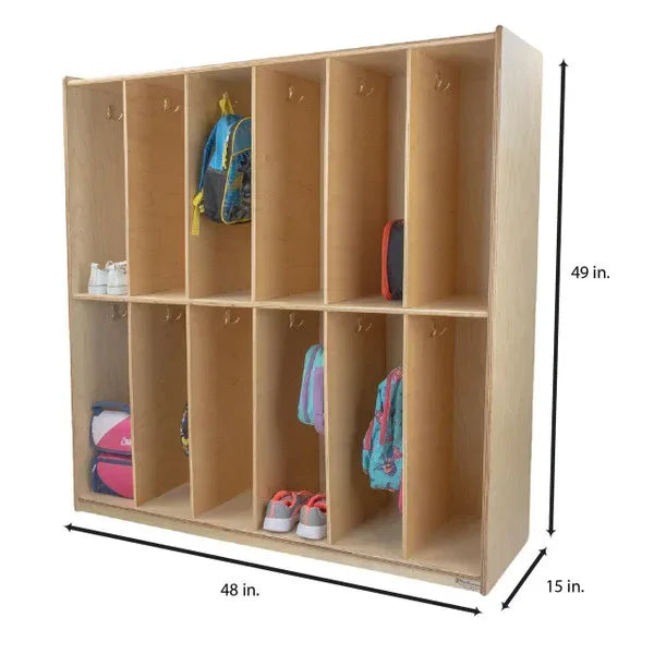 Twelve Section Locker