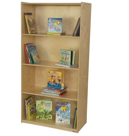 Wood Designs Children Multi-Purpose Bookcase, Natural wood , 72"H x 36"W x 18"D WD-990811