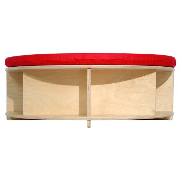 Read-A-Round Half Moon Bench with Trays