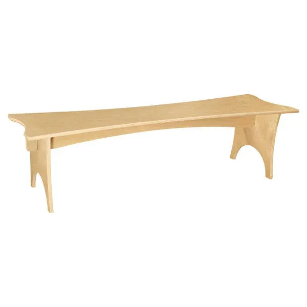 Scalloped Straight Bench 48"W x 12"H