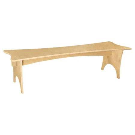 Scalloped Straight Bench 48"W x 12"H
