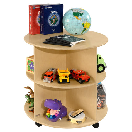 Wood Designs, 30" H Circular Storage Unit. 2 shelves, WD-991288