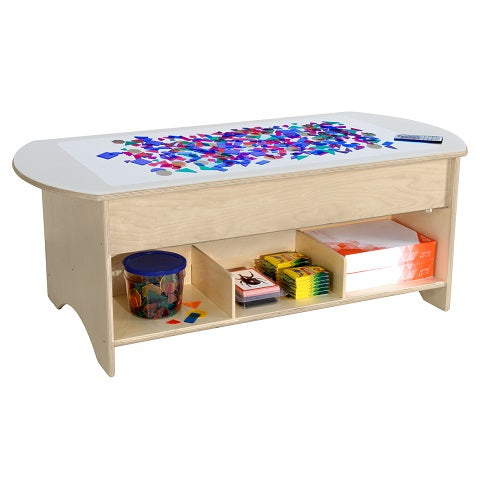 Wood Designs Brilliant Light Table 48” with Storage, WD-991305