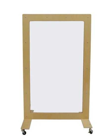 Mobile 60" x 36" See-Thru Room Divider