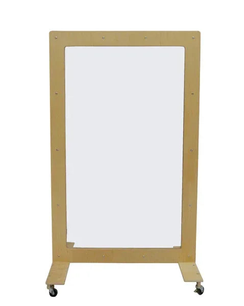 Mobile 60" x 36" See-Thru Room Divider