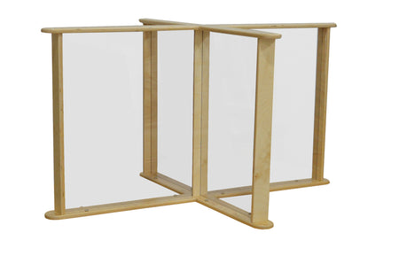 33.75" x 45.75" Sneeze Guard Table Partition Made in the U.S.A.