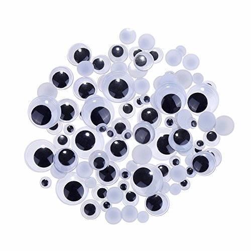 Easy glue Wiggle Eyes 7mm 144pc