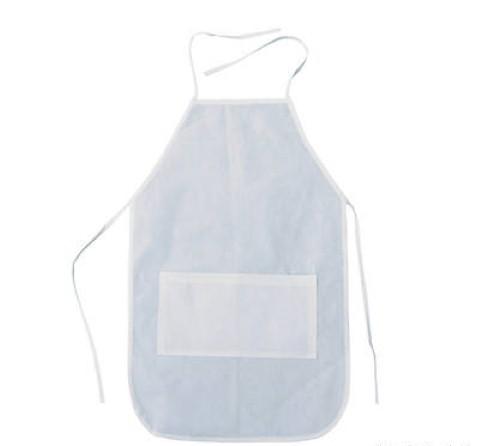 Polyester White Child's Apron - Pack of 12