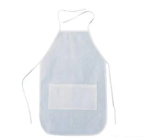 Polyester White Child's Apron - Pack of 12