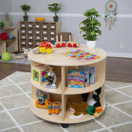 23 1/2" H Circular Storage Unit