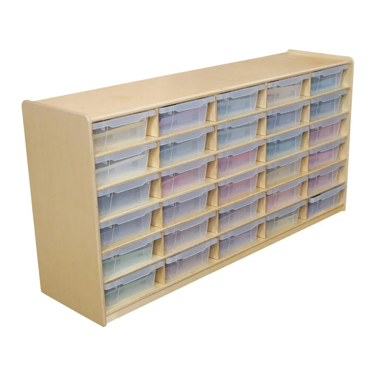 (30) Letter Tray Storage Unit with Translucent Trays