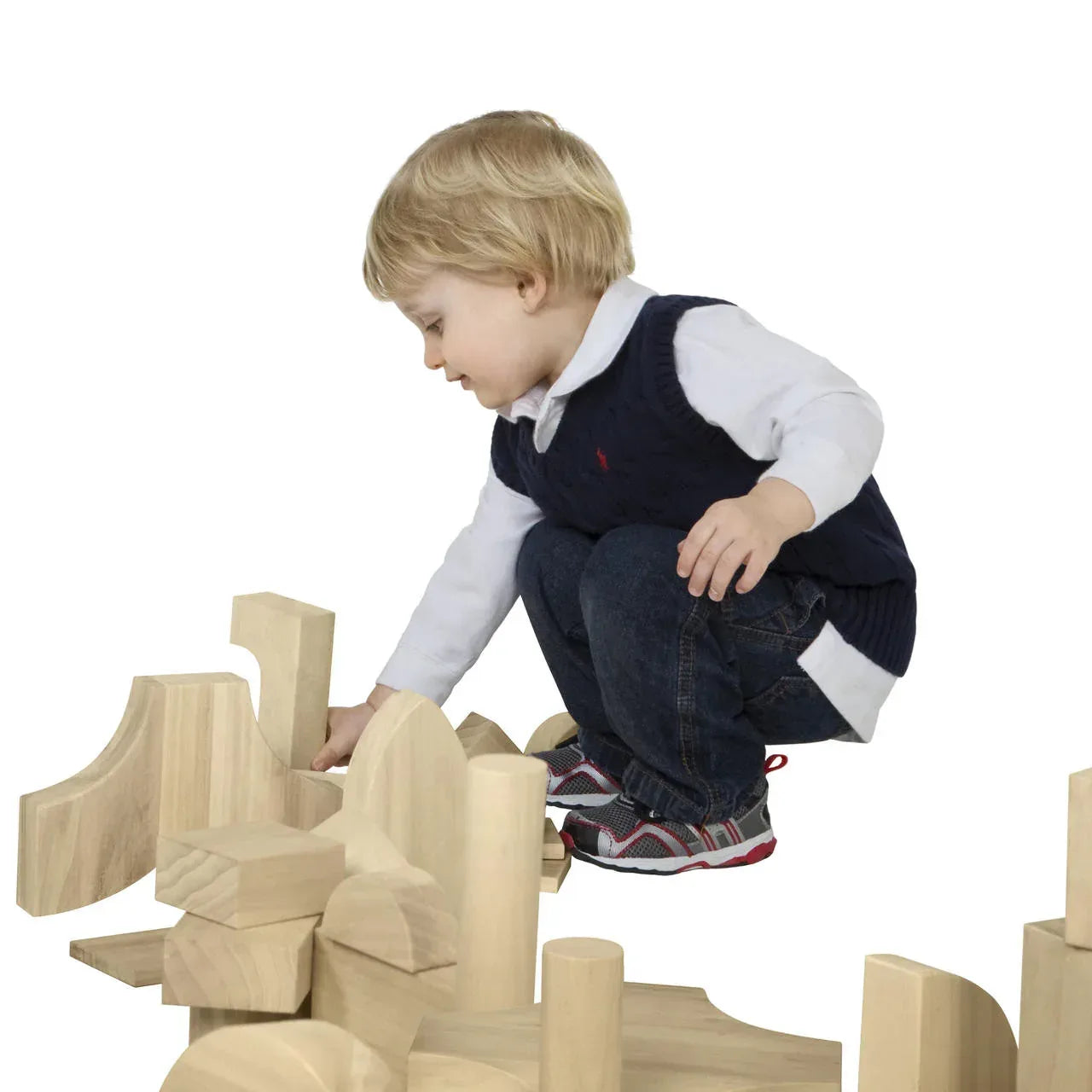 Basic Blocks - 15 Shapes, 56 Pieces