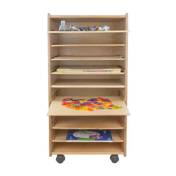 Contender Paper and Puzzle Storage Center - Assembled