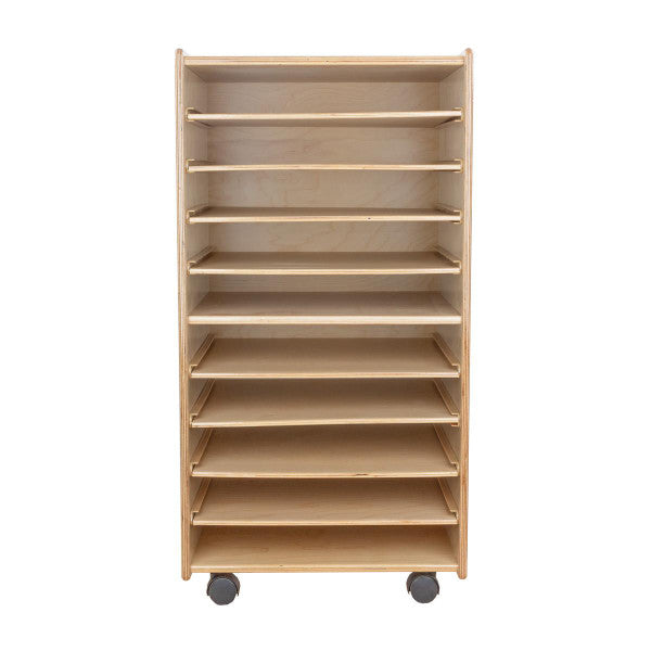 Contender Paper and Puzzle Storage Center - Assembled