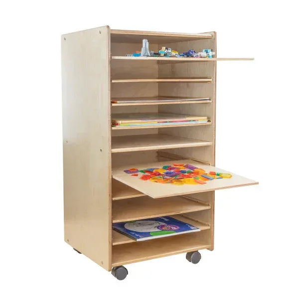 Contender Paper and Puzzle Storage Center - Assembled