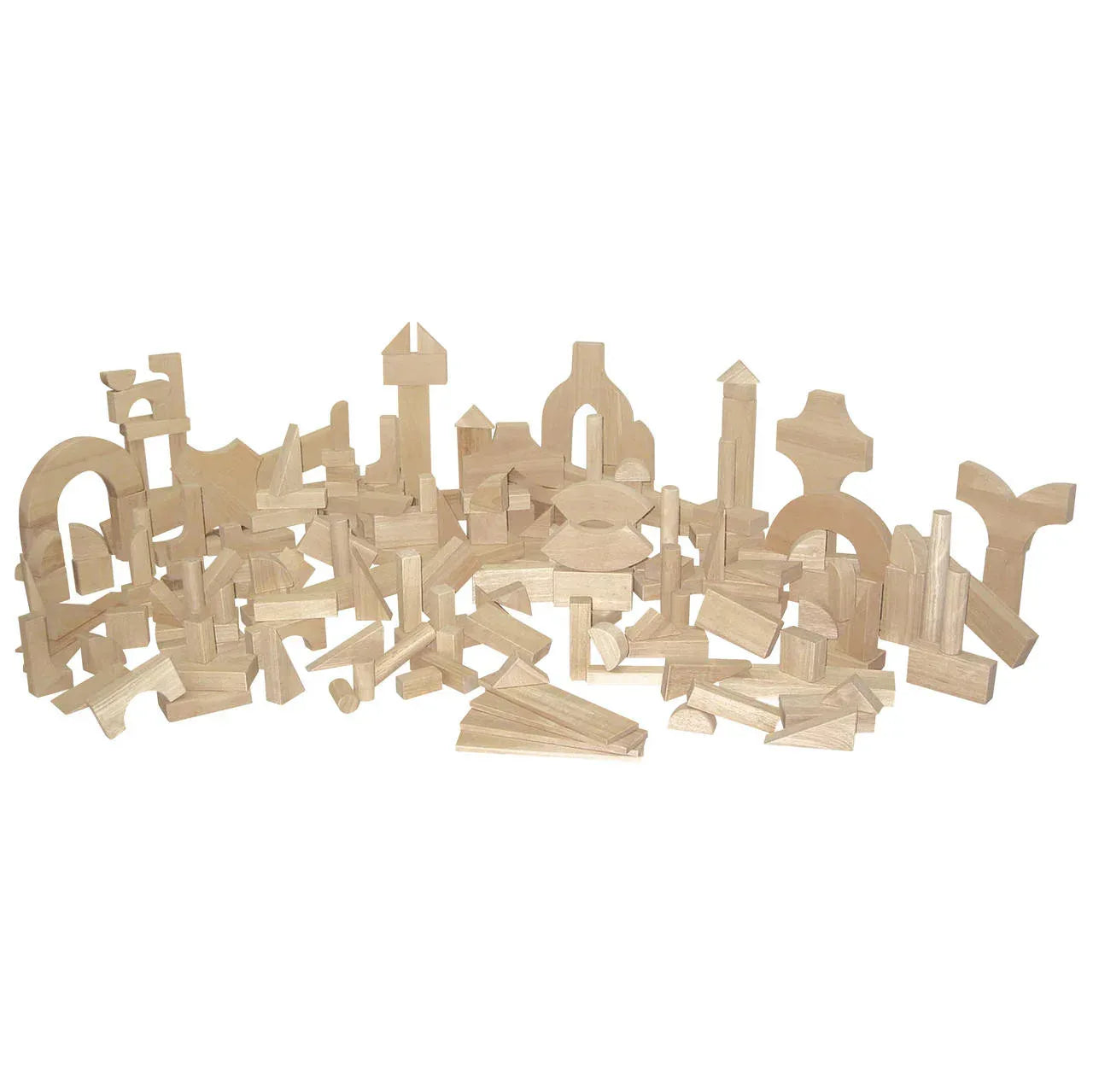 Kindergarten Blocks - 24 Shapes, 183 Pieces