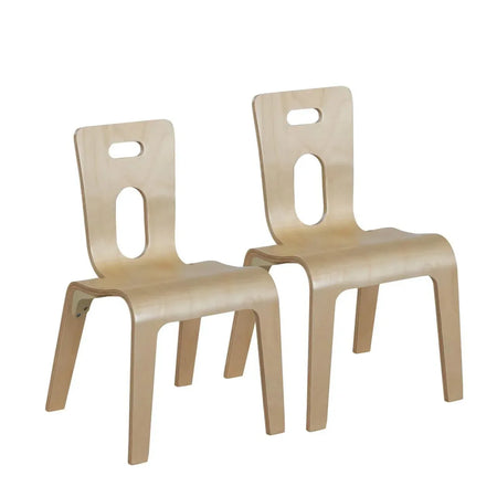 Maple Heritage Bentwood 14" Chair, Set of 2
