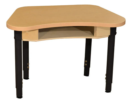 Synergy 18" x 30" High Pressure Laminate Desk with Hardwood Legs- 14"