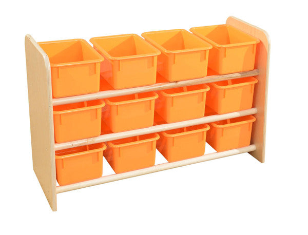 See-All Storage with (12) Orange Trays