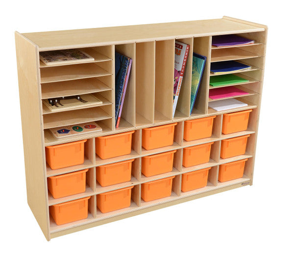 Multi-Storage with (15) Orange Trays