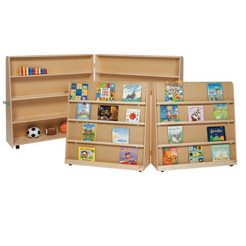 Folding Double Sided Book Display 50"H